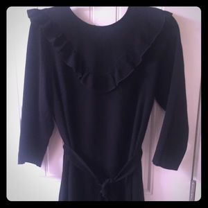 H&M Ruffle Dress Black Size 12